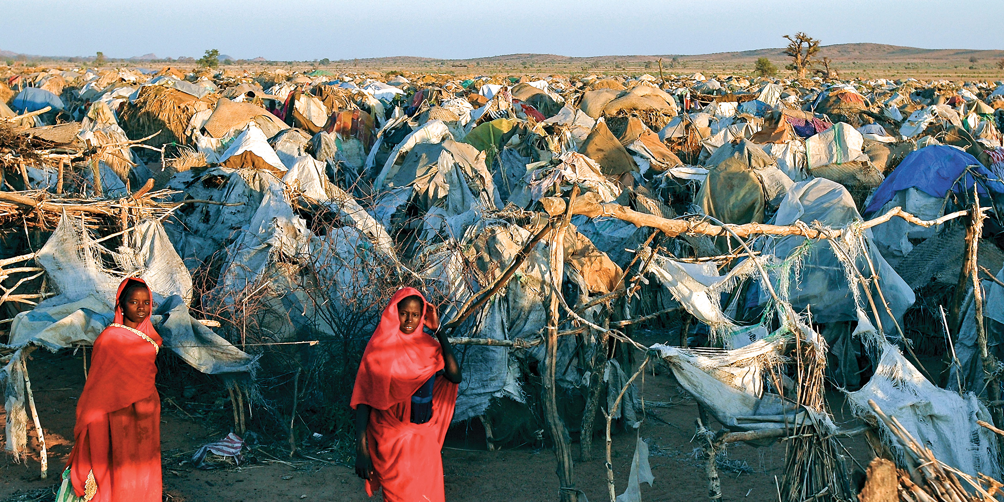 image of refugee camp