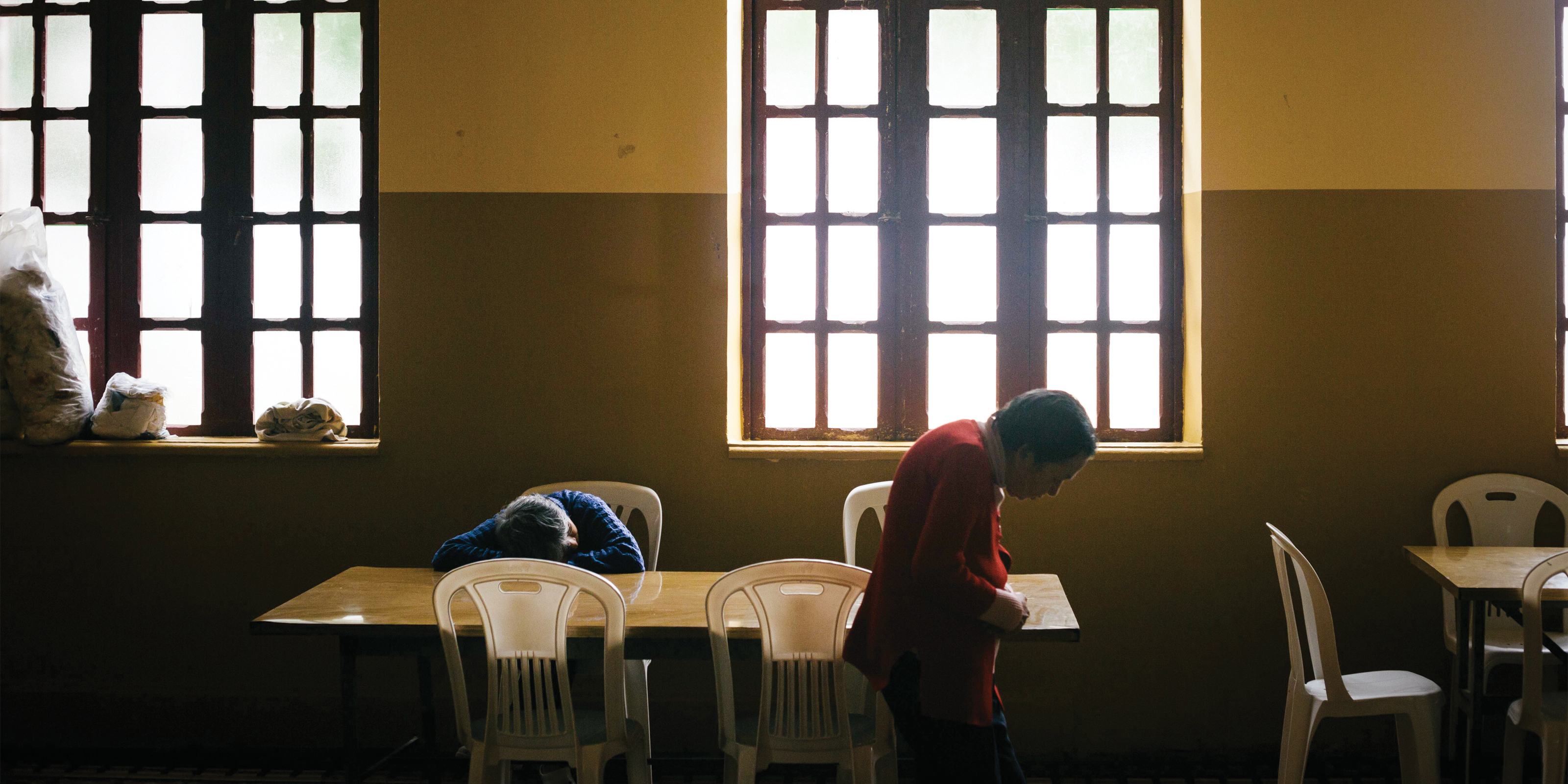 Elderly woman in Peru