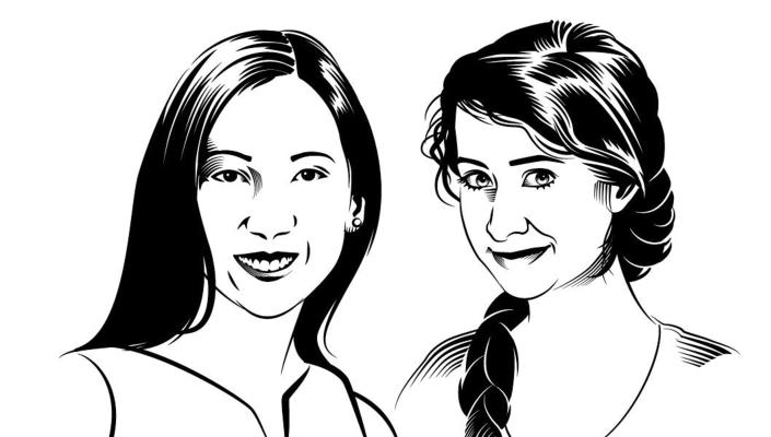 An illustration of Leana Wen and Shazeen Suleman.