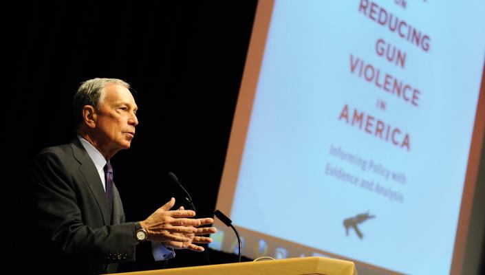 Michael R. Bloomberg speaking at the Life Summit.