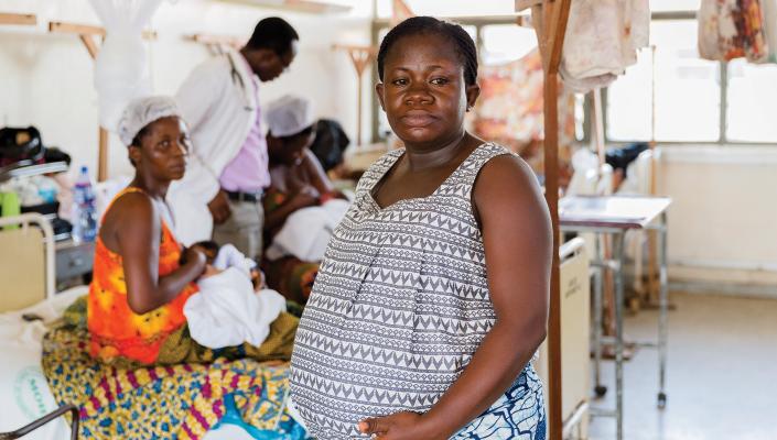 Waiting to deliver, Veronica Arhin joins new mothers in a maternity ward in Ghana, where maternal mortality is 22 times higher than in developed countries. January 9, 2013.