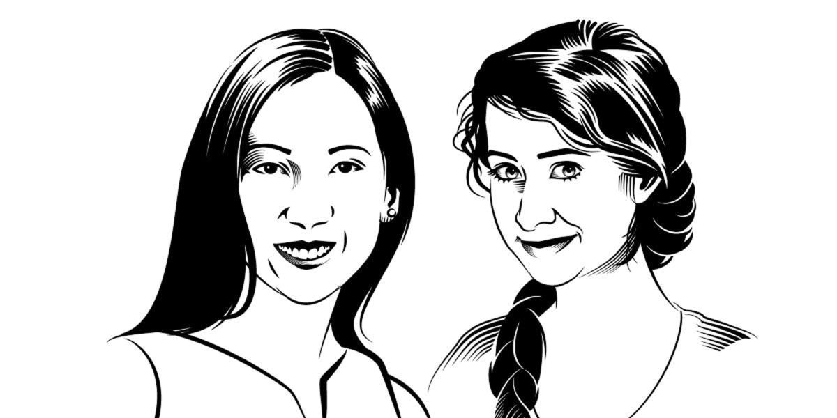 An illustration of Leana Wen and Shazeen Suleman.