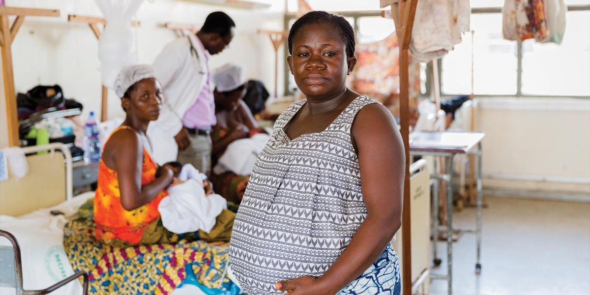 Waiting to deliver, Veronica Arhin joins new mothers in a maternity ward in Ghana, where maternal mortality is 22 times higher than in developed countries. January 9, 2013.