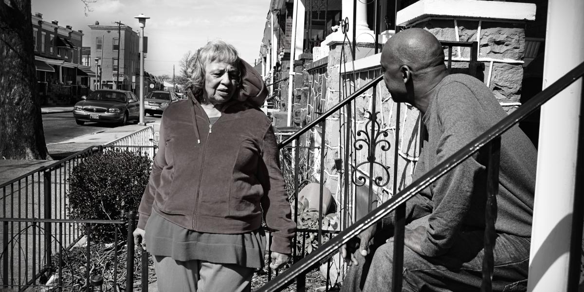 Naon Locust, Board Member for the Berea-Eastside Neighborhood Community Association. Photo by Robert Houston.